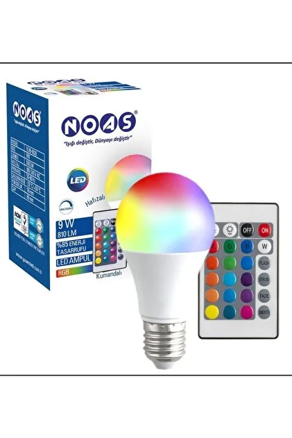 NOAS RGB KUMANDALI AMPUL